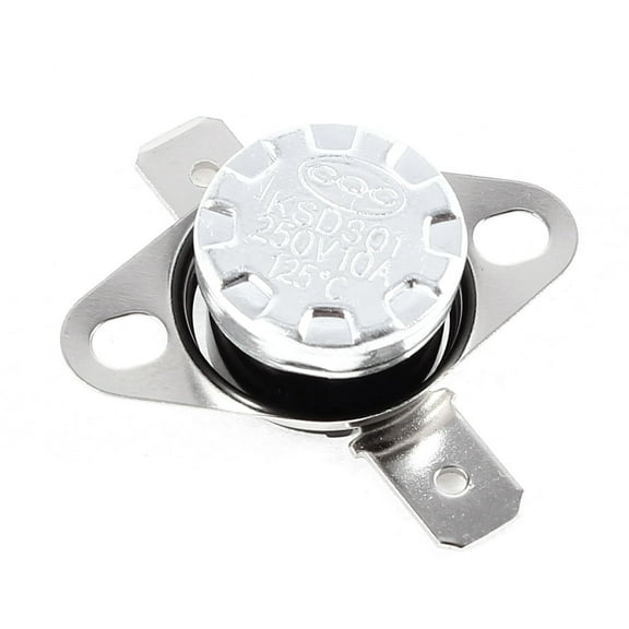 125C NC Temperature Control Switch Thermostat Auto Reset 2-Terminal KSD301