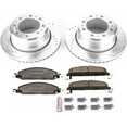 thumbnail image 3 of PowerStop Rear Z36 Truck & Tow Carbon-Fiber Ceramic Brake Pad and Drilled and Slotted Rotor Kit Fits: Select Models K7131-36, 3 of 9