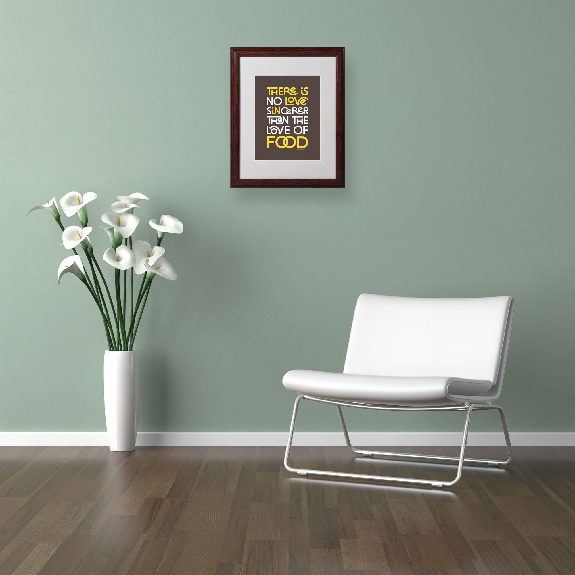 Trademark Fine Art "Sincere Love of Food III" Canvas Art by Megan Romo, Wood Frame