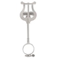 thumbnail image 1 of 1 Pc Durable Clarinet Music Stand Portable Music Score Marching Music Stand (Silver), 1 of 6