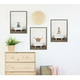 thumbnail image 5 of Kate and Laurel Sylvie Highland Cow and Duckling in Rustic Bath Framed Canvas Wall Art by Amy Peterson Art Studio, 18x24 Gray, Modern Fun Decorative Bathtub Wall Art for Home Décor, 5 of 6