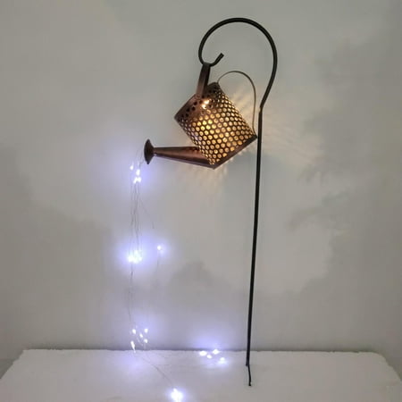 

TAONMEISU Solar Light Retro Wrought Iron Shower Lamp Lawn Decor
