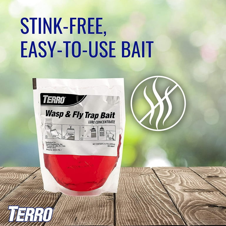 TERRO Ready-to-Use Indoor Fruit Fly Traps with Bait (2-Count