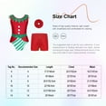 thumbnail image 5 of TTAO Christmas Gymnastics Leotards for Girls Dance Ballet Outfits Tumbling Biketard with Shorts and Hairband Set Green 8, 5 of 5