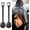 Black 2, variant on NovaBreeze Magnetic Cowboy Hat Holder for Car Headrest, Leather, Black, 1 Pack