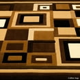 thumbnail image 4 of Allstar Brown Abstract Modern Area Carpet Rug (3' 9" x 5' 1"), 4 of 5