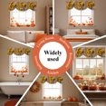 thumbnail image 6 of Sunflower Tie Up Valance Curtains for Windows, Kitchen Curtains Window Treatments, Vintage Yellow Botanical Floral Summer Short Window Shades Valances for Bedroom Bathroom Cafe 42"x12", 6 of 8