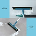 thumbnail image 7 of Eyliden 13.7" Blade Squeegee with Aluminum Long Handle 51", Water Foam Pet Hair Broom for Bathroom Floor, Blue, 7 of 7