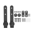 thumbnail image 2 of Cabinet Sliding Barn Door Hardware Kit, Super Mini Sliding Door Hardware Hardware Kit, Top Mount Hanger Track Closet ,Long Lasting, 2 of 8