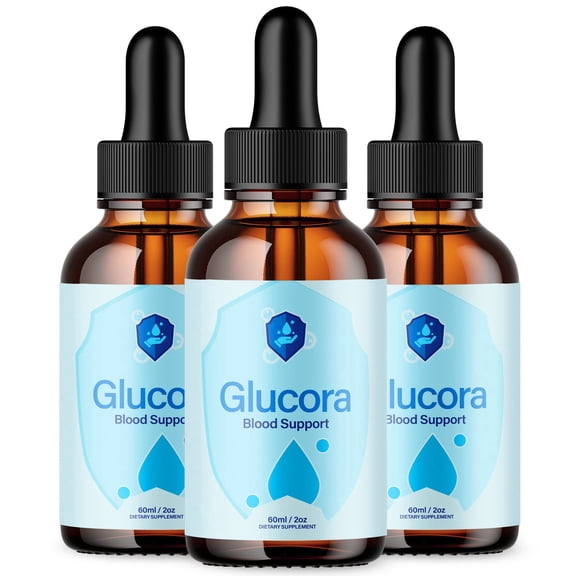 Glucora Advanced Formula Drops Natural Support Supplement 90 Servings