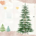 thumbnail image 3 of 3 Foot Pre-Lit Artificial Cypress Christmas Tree Green Spruce Xmas Tree with 100 LED Lights, Christmas Decor for Home & Office Holiday S, 3 of 9