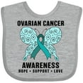 thumbnail image 3 of Inktastic Ovarian Cancer Awareness Hope Support and Love Boys or Girls Baby Bib, 3 of 4