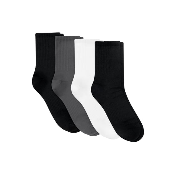 Hanes Moves Men's Socks Pack, 4-Pair , 360 Stretch Lightweight , , shoe size 6-12 Assorted 1