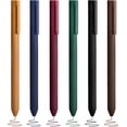 thumbnail image 1 of ORUYROP 6PCS Colored Gel Pens for Journaling, Vintage Gel Pens Colored Ink Quick Dry & No Smear, 0.5mm Fine Point Pen for Note Taking, Aesthetic Gel Ink Pen Smooth Writing Stationery Supplies, 1 of 7
