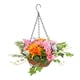 thumbnail image 4 of Flores artificiales mayimx colgantes en Cesta colgante decoración de boda, 4 of 9