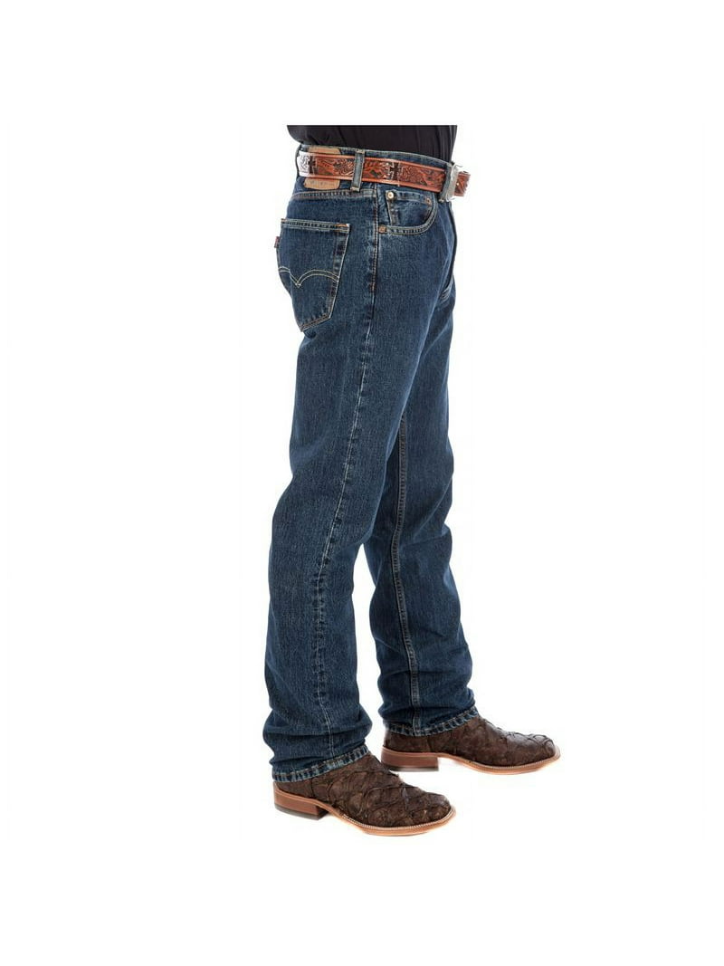 Levi's Mens 505 Regular Dark Stonewash - Walmart.com