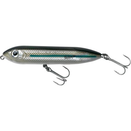 UPC: 0025436041694 | Heddon Super Spook XT 1 oz Saltwater Fishing Lure – Silver Mullet