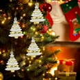 thumbnail image 6 of 8pcs Christmas Tree Shape Ball Shatterproof Painted Pendants Winter Holiday Christmas Tree Fireplace Decorative Balls Xmas Gift, 6 of 8