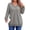 Grey, variant on Fantaslook Waffle Knit Sweatshirts for Women Long Sleeve V Neck Sweater Shirts Pullover Casual Outfits Plus Size Fall Tops