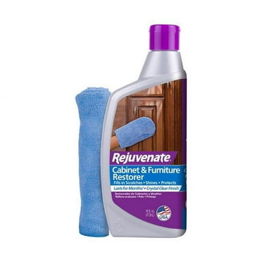 Rejuvenate Cabinet and Furniture Restorer, Shines and Protects Indoor Cabinets and Furniture, 16 Ounces