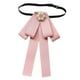 thumbnail image 3 of Corbata de lazo preanudada para mujer, elegante para eventos formales, versátil y sin arrugas. Rosa, 3 of 9