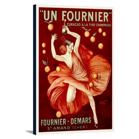 - Fournier - Demars - Un Fournier Vintage Poster (artist: Cappiello, Leonetto) France c. 1921 (12x18 Gallery Wrapped Stretched Canvas)