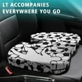 thumbnail image 4 of Premium Sports Pattern Memory Foam Seat Cushion Ergonomic Chair Pad for Office Chair, Car, Airplane & Bleachers Sciatica, Tailbone Hip & Back Pain Relief - Chair Cushion for Long Office Workers., 4 of 5