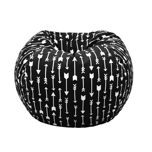 ACEssentials Large Printed Bean Bag Chair, Multiple Colors
