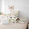 thumbnail image 5 of meiyoeat Vintage Pike Fish Full Size Bedding Sets for Boys Girls, Retro Hunting Ocean Wildlife Underwater Full Size Bed in a Bag, Beige, Reversible, 7 Pieces, 5 of 6