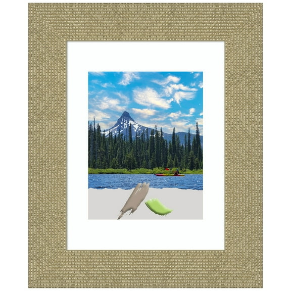 Mosaic Gold Picture Frame, Photo Frame, Art Frame