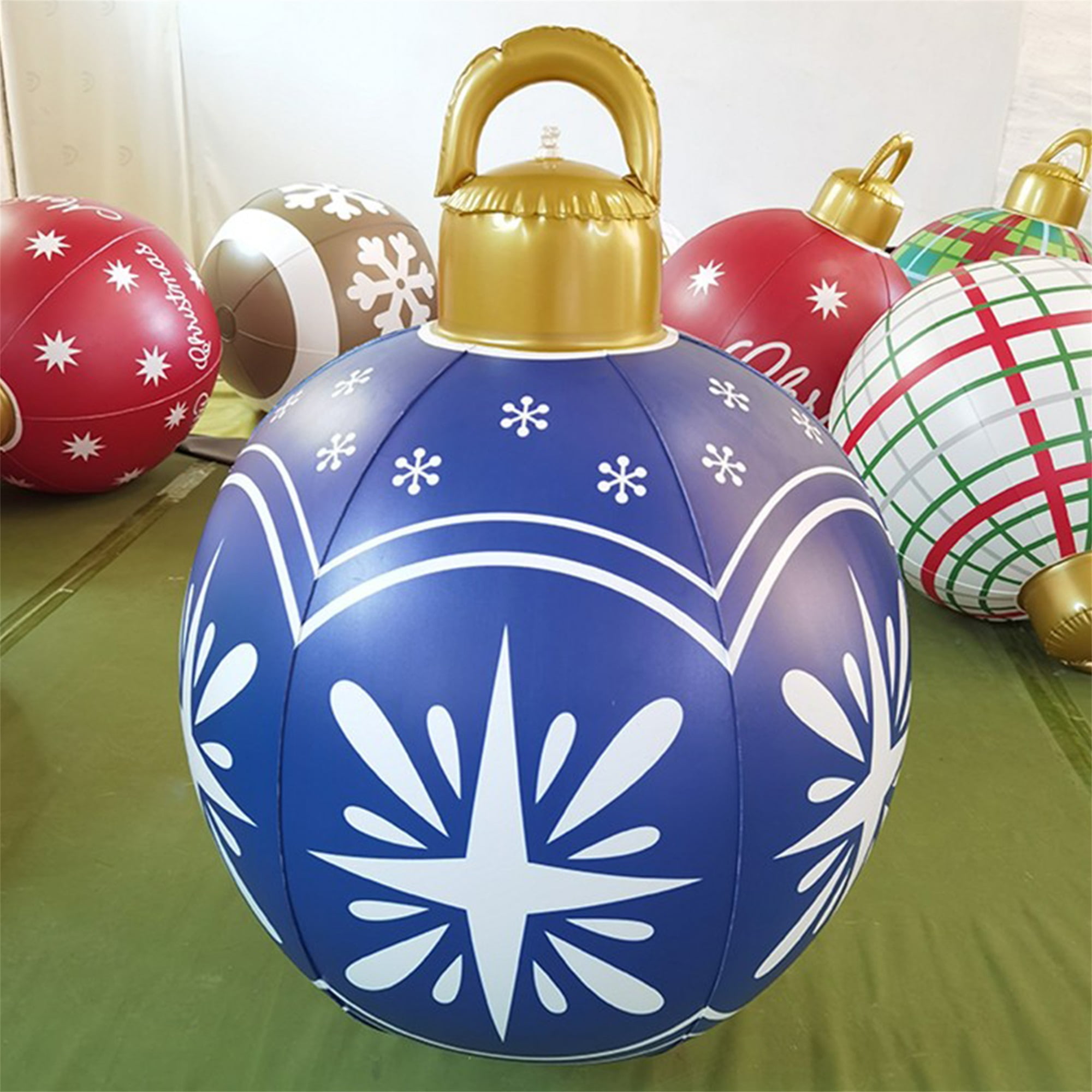 Musuos Christmas PVC Inflatable Decorated Ball, Outdoor Christmas