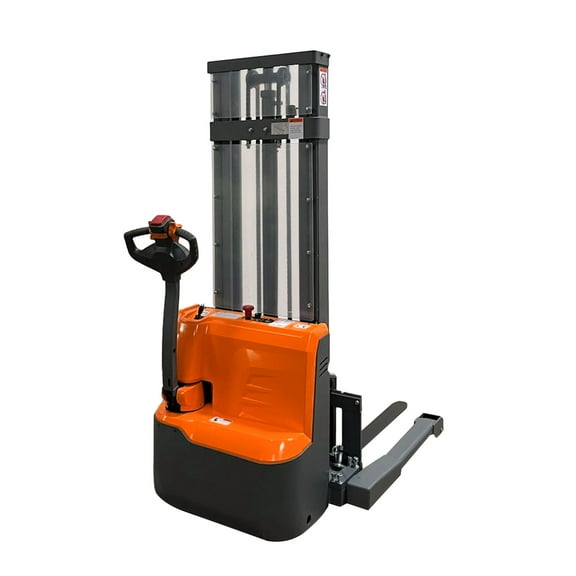 Tory Carrier 2640lbs Fully Powered Electric Straddle Stacker 98" Lift Warehouse Forklifts