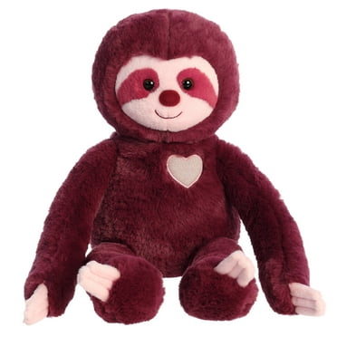 Aurora - Medium Brown Valentine - 12" Sweety Sloth Brown - Heartwarming ...