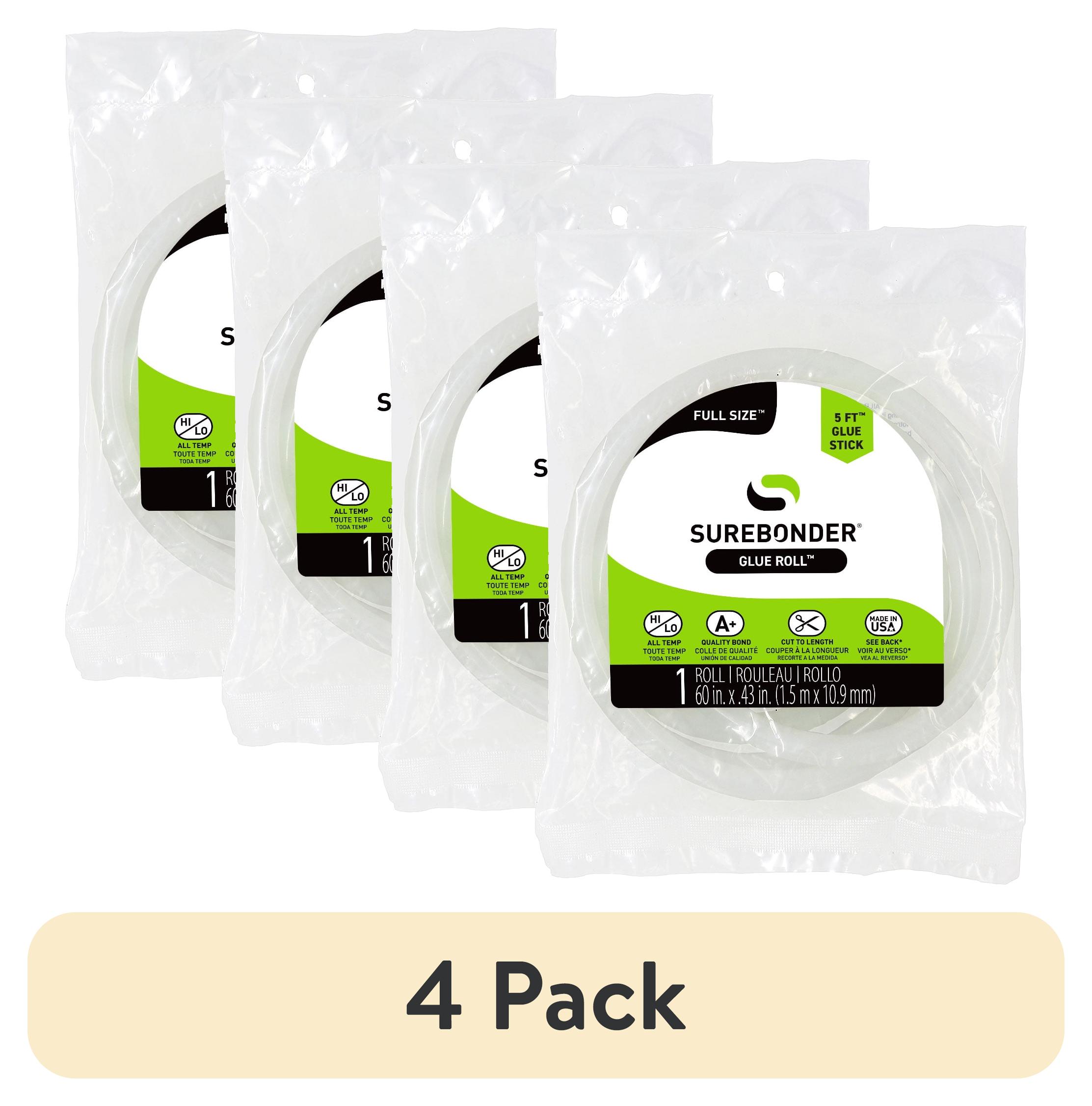Surebonder Full-Size Hot Glue Stick Roll, 5 Ft, Clear (4-Pack) photo 1