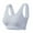 Blue, variant on Clearance Bras! Ashirexll Wireless Bras for Women, Plus Size Sports Solid Color Soft Moisture Wicking No Steel Ring Breathable Gathering Bra Pink 3XL