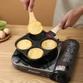 thumbnail image 6 of 4 Hole Omelet Pan Burger Egg Pancake Maker Bakelite 2024A Frying Pan F4F3, 6 of 8