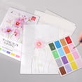 thumbnail image 6 of Watercolor Coloring Book Set, Portable Travel Painting Kit with Built-In Paint Palette and Brushes for Stress Relief and DIY Art A#083 A, 6 of 7