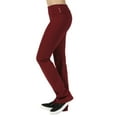 thumbnail image 2 of Women Foldover Yoga Athletic Flare Bottom Sweat Pants, 2 of 2