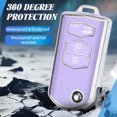 thumbnail image 5 of Key Fob Cover Compatible with Fit for Mazda 3 6 8 CX-3 CX-5 CX-7 CX-9 Miata MX-5 RX-8 Keychain Case Holder Protector, 5 of 6