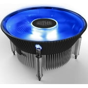 Cooler Master I70C (Copper Core) Mini CPU Cooler 12cm LED Blue Light Quiet Cooling Fan for Intel 1156 1155 1151 1150 CPU Radiator 120mm PC Fan