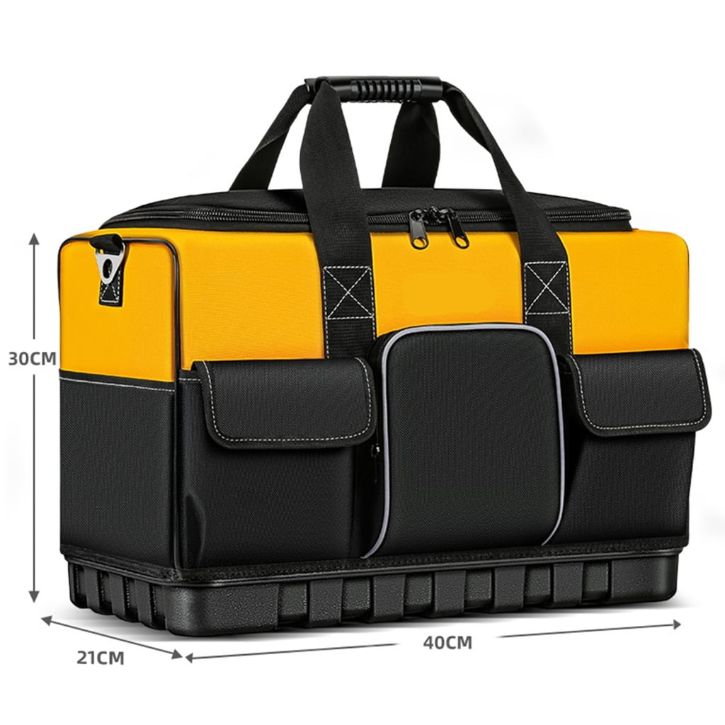 MOMOJIA Multifunctional Tool Bag Waterproof Electrician Oxford Cloth Thickened Carpentry Tool Bag Large Maintenance Storage Bag