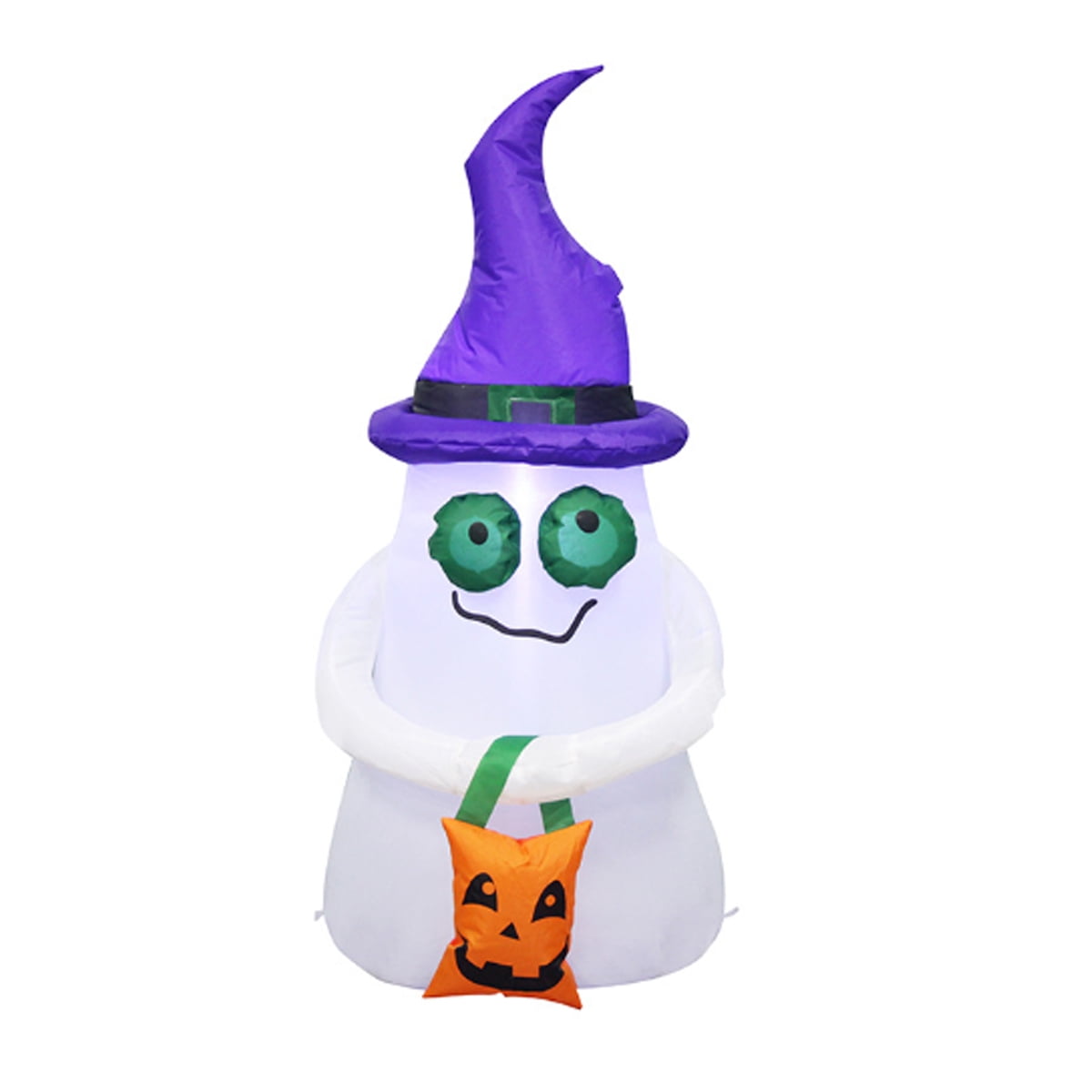 Halloween Airblown Inflatable Pumpkin Ghost Blow in Up Outdoor Yard