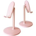 thumbnail image 1 of Adjustable Cell Phone Stand for Desk, Hands-Free Cell Phone Holder (Pink), 1 of 5