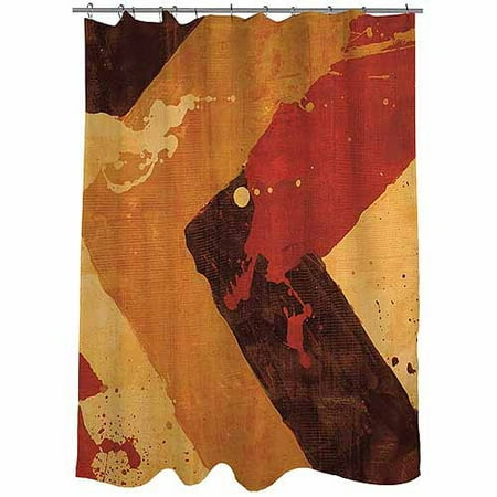 Thumbprintz Splatter No 1 Red Shower Curtain