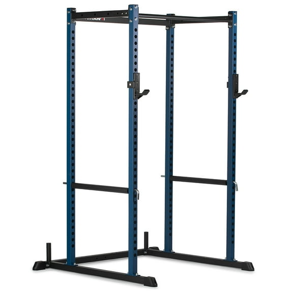 Titan Fitness T-2 Series Tall 83" Navy Power Rack, 850 LB Rackable Capacity