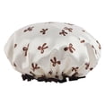 thumbnail image 1 of Gorro de ducha para mujeres y hombres, regalo, accesorio multiusos para hoteles, salones de belleza y uso doméstico. Blanco, 1 of 10