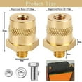 thumbnail image 2 of User Friendly M8 Battery Clamp Adapters Made From Solid Brass Material-M8 With Screws, 2 of 8