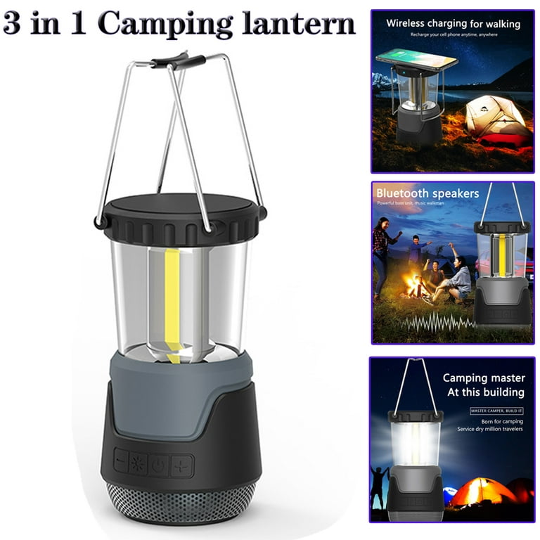 LE LED Camping Lantern Rechargeable, 310LM, 5 Light Modes, Power Bank,  Waterproof, Mini Flashlight with Magnetic Base for Hurricane Emergency