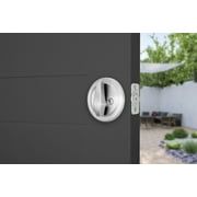 Brinks Mobile Home Single Cylinder Deadbolt Lock, Stainless Steel Finish