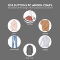 thumbnail image 4 of Raindrops 10Pcs Fasteners for Clothing Metal for Sewing, 4 of 8